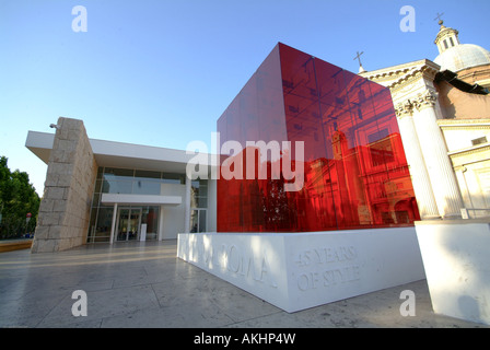 All'aperto, Valentino a Roma per le esposizioni, il museo dell'Ara Pacis, Roma, lazio, Italy Foto Stock