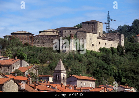 Castello del Piagnaro, Pontremoli, Toscana, Italia Foto Stock