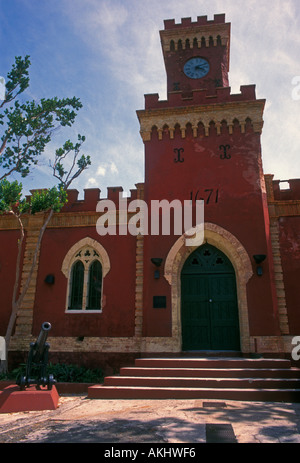 Fort Christian del xvii secolo fort danese, ex colonia, Charlotte Amalie, san Tommaso, san Tommaso, Stati Uniti Isole Vergini, usvi, west indies Foto Stock