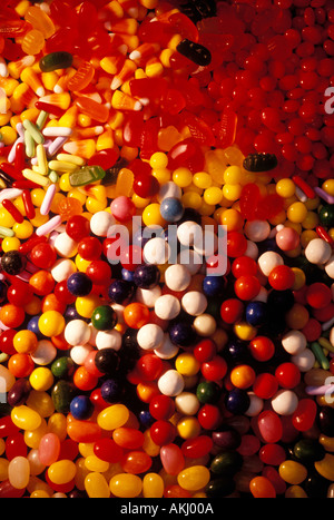 Pila di caramelle assortite Foto Stock