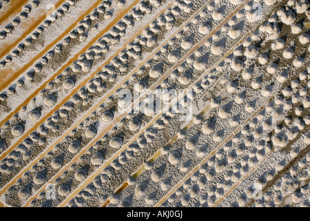 Antenna della piana di alcali nella Owens Valley California USA Foto Stock