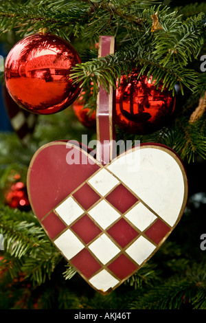 Le decorazioni di Natale Foto Stock