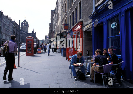 Il Royal Mile Foto Stock