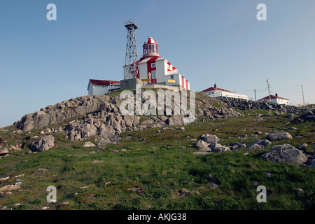 Cape Bonavista faro a luce della sera alla penisola di Bonavista Terranova in Canada - Provinciale sito storico Foto Stock