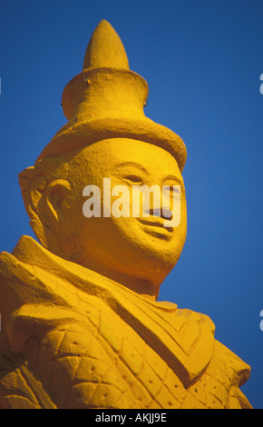 Statua di Shwedagon pagoda composto Foto Stock