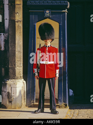 La Regina della Guardia St. James's Palace di Londra England Regno Unito Foto Stock