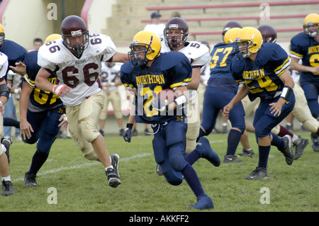 Alta Scuola Calcio azione Port Huron Michigan American, US, U S Foto Stock