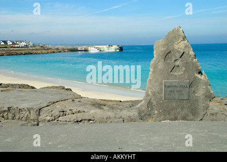 La spiaggia di Kilronan, Inishmore Island, Isole Aran, Co Galway, Irlanda Foto Stock