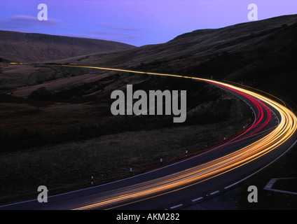 Brecon Beacons tempo di notte Foto Stock