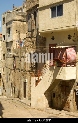 Vecchi edifici di Tripoli Foto Stock