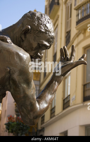 Pierre de Wissant. Scultura in bronzo Auguste Rodin Foto Stock