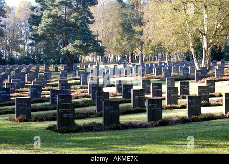 Il Cimitero di Guerra Tedesco, Cannock Chase, Staffordshire, England, Regno Unito Foto Stock