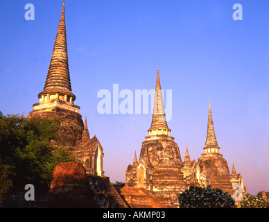 Thailandia Ayuthaya Wat Phra Si Samphet Foto Stock