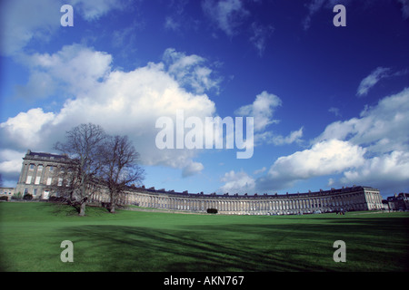 Il Royal Crescent Bath Avon Regno Unito Regno Unito Foto Stock