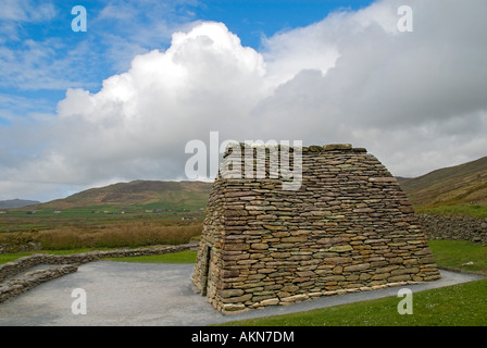 Gallarus Oratorio, la penisola di Dingle, nella contea di Kerry, Irlanda Foto Stock