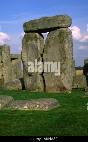 Stonehenge antico cerchio di pietra Foto Stock