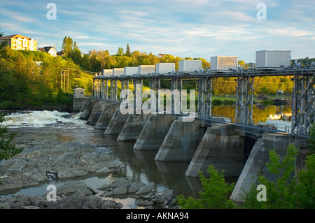 Grand Falls, New Brunswick, Canada Foto Stock