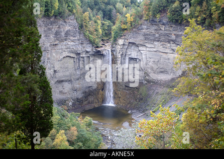 Taughannock Falls State Park, Ulisse, Tompkins County, nello Stato di New York, Stati Uniti d'America Foto Stock