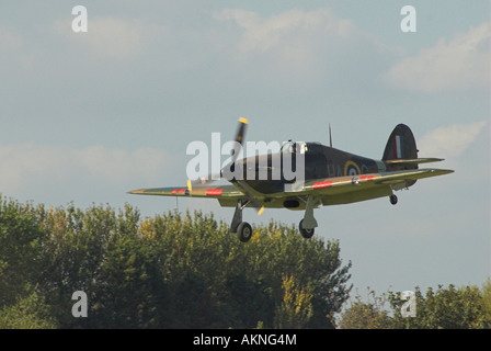 Uragano Z5140, un MkXIIa, a Shoreham Airshow 2007. Foto Stock