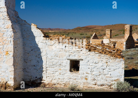 Rovine di Peake Hill Overland Telegraph Station Foto Stock