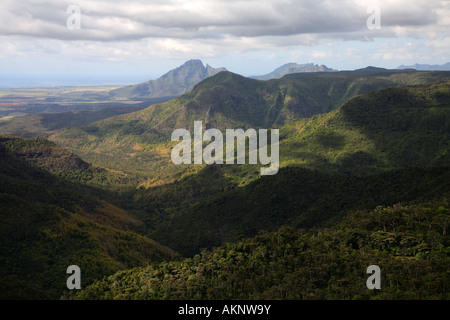 Mauritius Black River Gorges Parco Nazionale del generale vista aerea Foto Stock