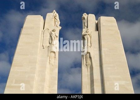 Vimy Ridge monumento, Canadian War Memorial, Francia Foto Stock