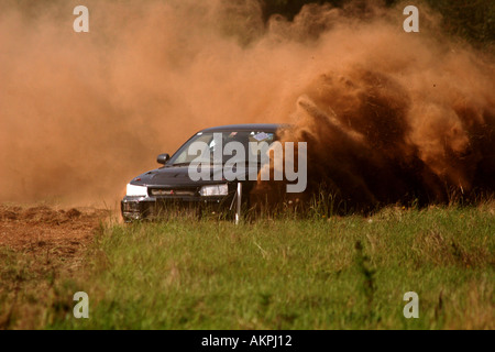 Traccia di erba Racing Lindfield Sussex Foto Stock