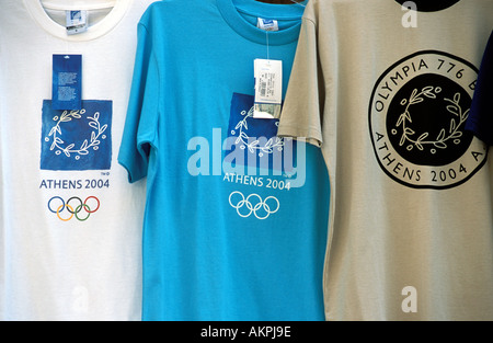 Ai Giochi Olimpici di Atene 2004 Foto Stock