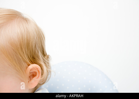 Una testa di babys Foto Stock