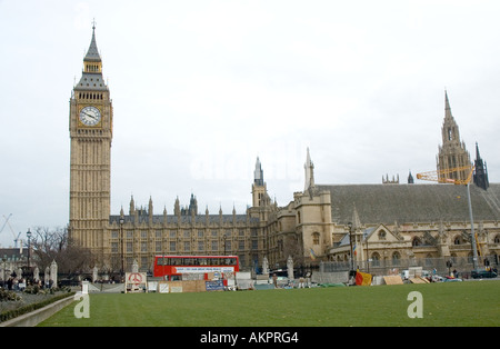 Le case del parlamento di Westminster Londra Foto Stock