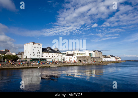 La città di Galway, Irlanda Foto Stock