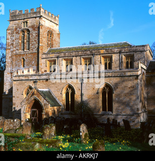 Saint Michaels Chiesa al Grande Tew in Oxfordshire Inghilterra Foto Stock
