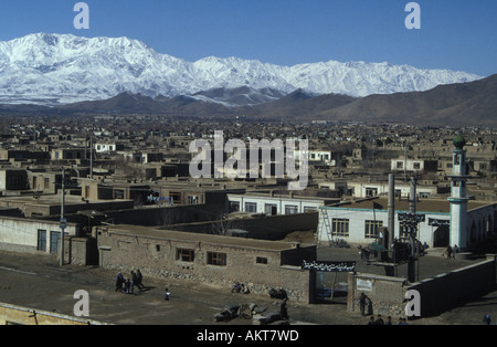 Inverno vista sul West Afghanistan Kabul Foto Stock