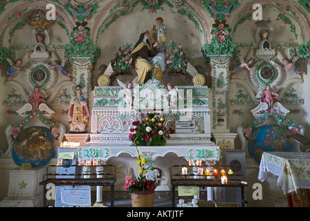 "Chapelle de Sainte-Thérèse' all'interno di 'l'Église de Sainte-Anne', 'Réunion " Foto Stock