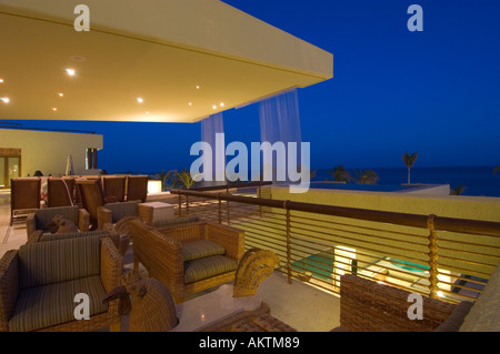Cascata del Sunset Marquis Los Cabo Beach Resort e Spa Foto Stock