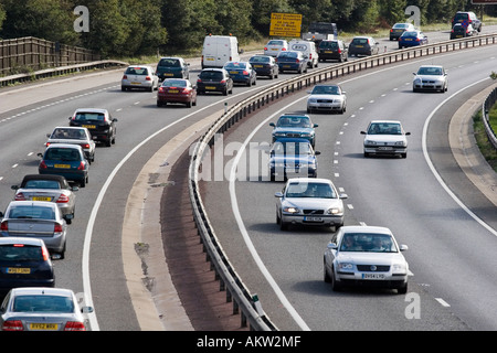 Ora di punta del traffico su un34 Abingdon 5 Foto Stock