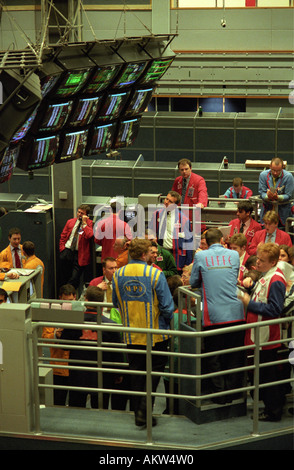 Futures traders al Liffe exchange Foto Stock