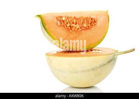 Fette di Cavaillon Melon, close-up Foto Stock