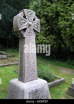 Celtic cross Canterbury Foto Stock