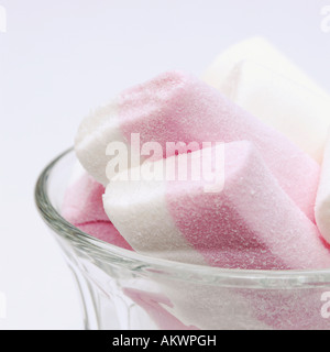 Marshmallows, close-up Foto Stock