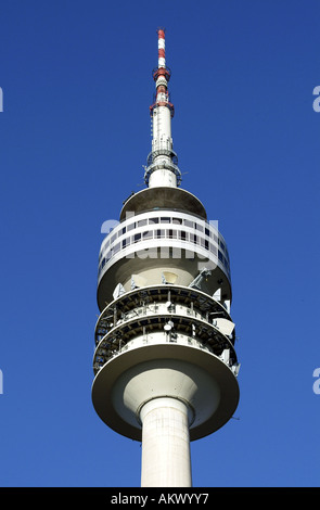 Monaco di Baviera, GER, Germania: La torre olimpica a Monaco di Baviera Foto Stock