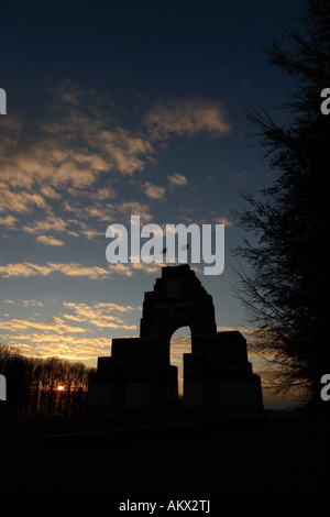 Il Thiepval Monumento ai Morti mancanti della Somme Foto Stock