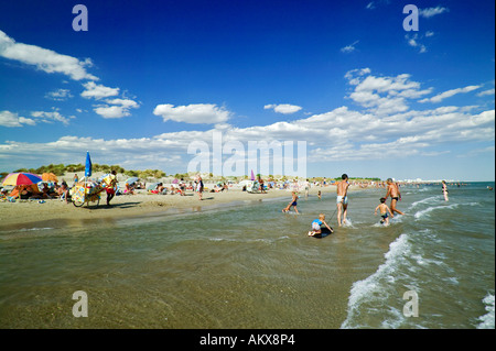 Le Grand-Travers beach - La Grande-Motte - Linguadoca Rossiglione - Francia Foto Stock