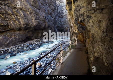 Grindelwald glacier canyon, Oberland bernese, Berna, Svizzera Foto Stock