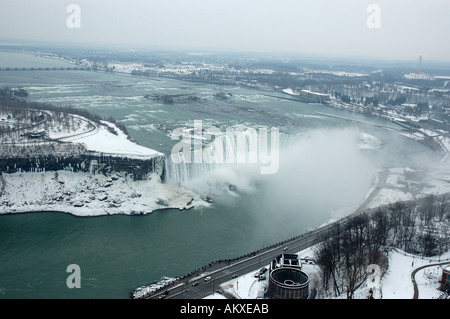 Cascate del Niagara Toronto Canada in inverno Foto Stock