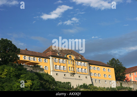 National azienda vinicola Meersburg, Lago di Costanza, Baden-Wuerttemberg, Germania Foto Stock