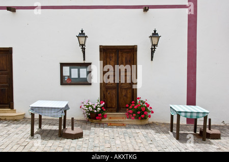 Ristorante, Fuerteventura, Isole Canarie, Spagna Foto Stock