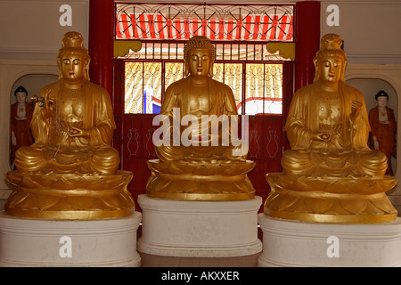 Statue di Buddha nel tempio di Kek Lok Si, Penang, Malaysia Foto Stock
