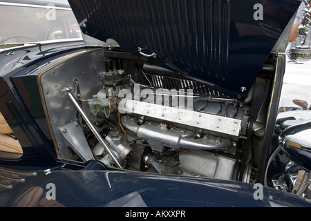 Bugatti 57 Coupe, F 1933 - 39, vintage car meeting, Schwetzingen, Baden-Wuerttemberg, Germania Foto Stock