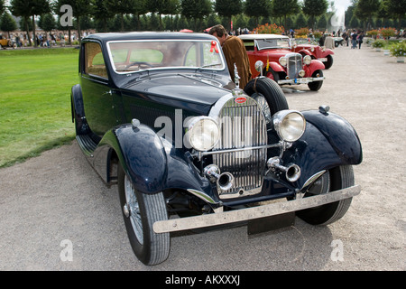 Bugatti 57 Coupe, F 1933 - 39, vintage car meeting, Schwetzingen, Baden-Wuerttemberg, Germania Foto Stock